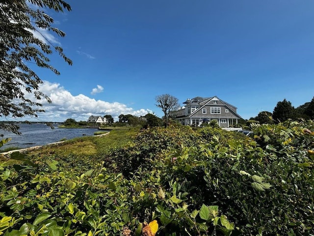 9 Arraquat Rd, Westerly, RI 02891 - view of yard with a water view