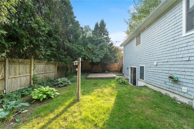 11 Burr Ave, Barrington, RI 02806 - fenced backyard featuring a deck