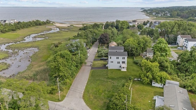 15 Spadina Ave, Warwick, RI 02889 - aerial overview of property's location with a large body of water