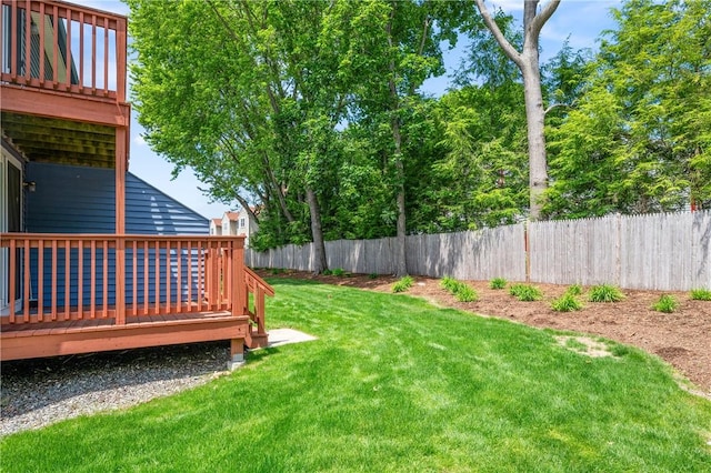 200 Heroux Blvd Unit 908, Cumberland, RI 02864 - fenced yard featuring a deck