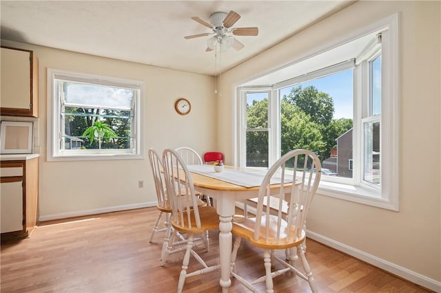 200 Heroux Blvd Unit 908, Cumberland, RI 02864 - dining space with plenty of natural light, light wood-style flooring, and a ceiling fan