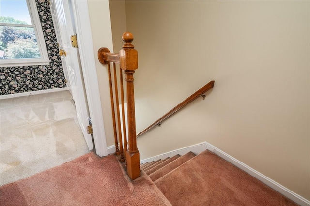 200 Heroux Blvd Unit 908, Cumberland, RI 02864 - stairs with carpet floors and baseboards