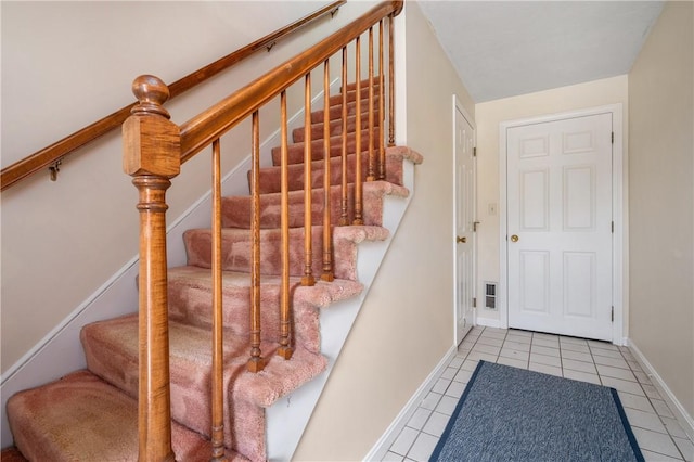 200 Heroux Blvd Unit 908, Cumberland, RI 02864 - stairway with tile patterned flooring and baseboards