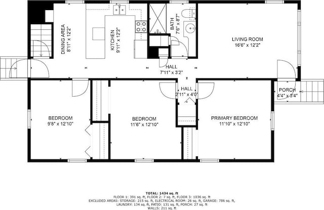 111 Belgium St, Cranston, RI 02920 - view of property floor plan