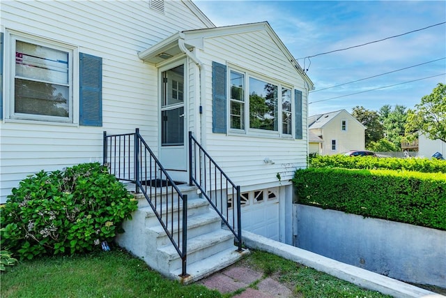 111 Belgium St, Cranston, RI 02920 - view of front facade featuring a garage