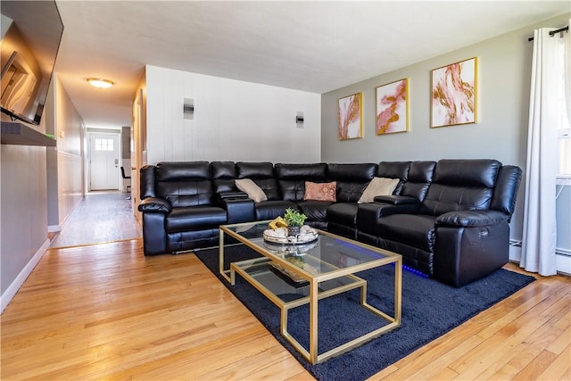 111 Belgium St, Cranston, RI 02920 - living room featuring light wood-style flooring
