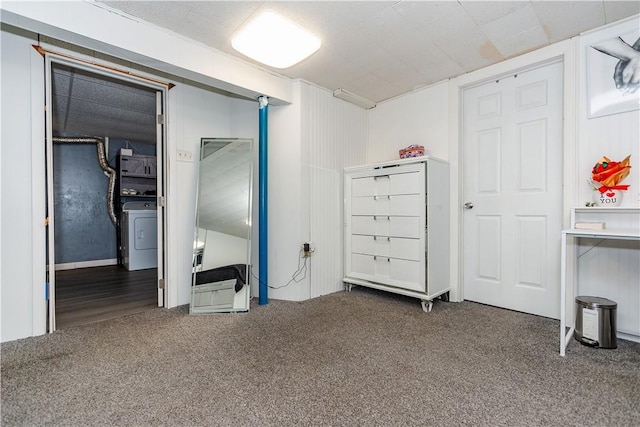 111 Belgium St, Cranston, RI 02920 - carpeted bedroom with washer / dryer