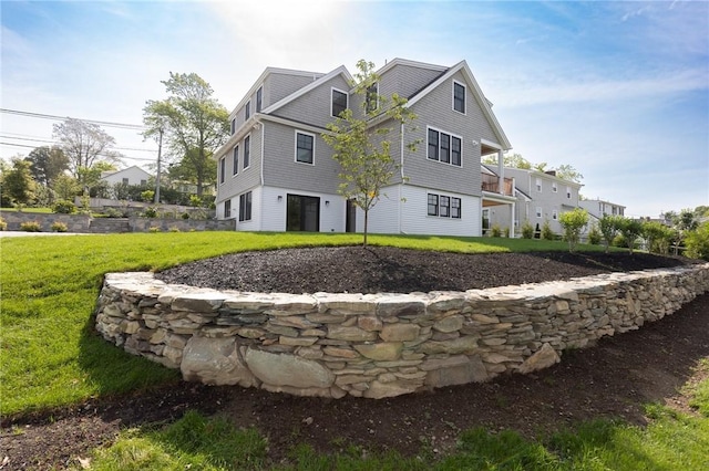 35 Coggeshall Ave, Newport, RI 02840 - view of property exterior with a lawn