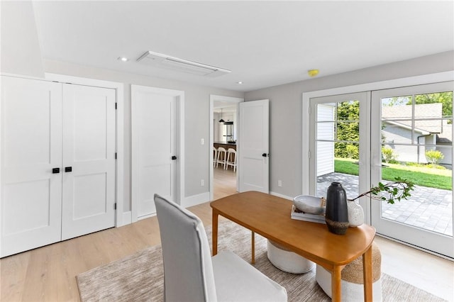 35 Coggeshall Ave, Newport, RI 02840 - office area featuring light wood finished floors and recessed lighting
