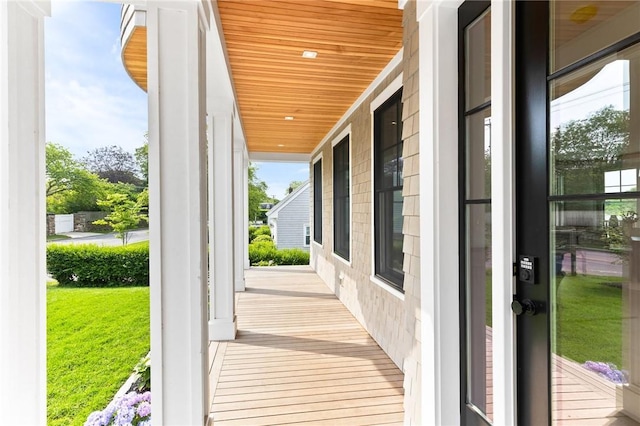 35 Coggeshall Ave, Newport, RI 02840 - porch featuring a yard
