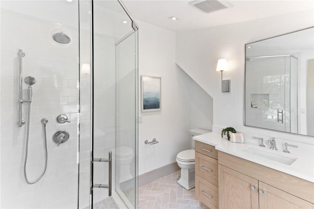 35 Coggeshall Ave, Newport, RI 02840 - bathroom with a shower stall and vanity