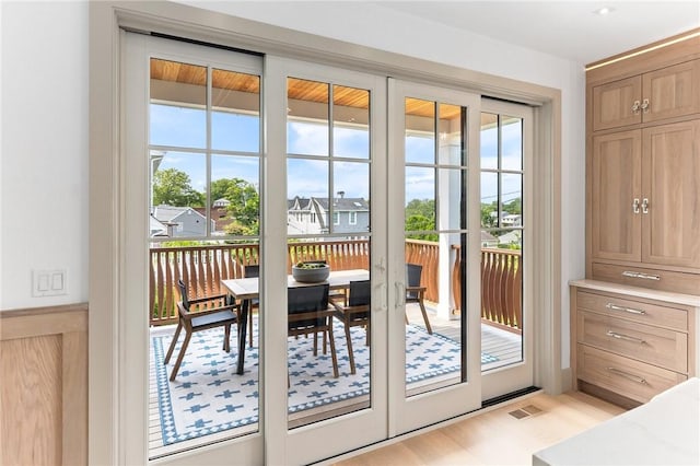 35 Coggeshall Ave, Newport, RI 02840 - entryway featuring light wood finished floors