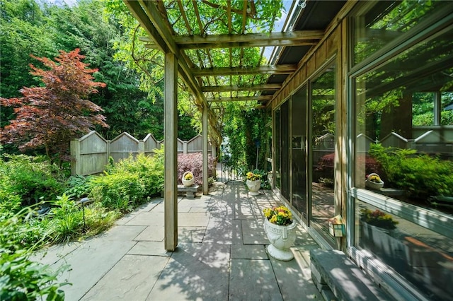 20 Wagner Rd, Westerly, RI 02891 - view of patio / terrace featuring a pergola