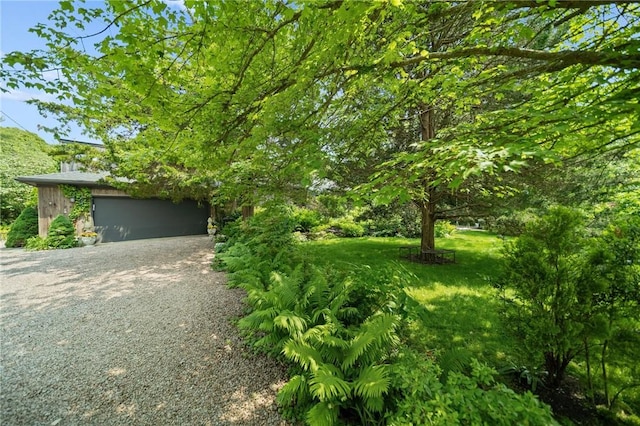 20 Wagner Rd, Westerly, RI 02891 - view of yard with driveway and a garage