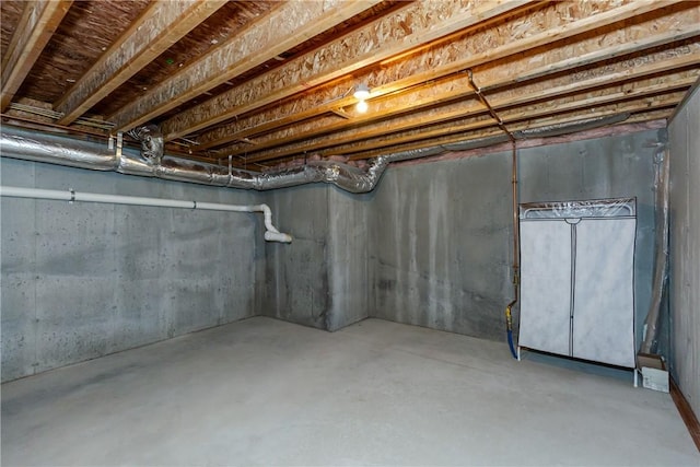 1285 Hartford Ave Unit 25, Johnston, RI 02919 - view of unfinished below grade area