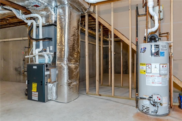 1285 Hartford Ave Unit 25, Johnston, RI 02919 - utility room with gas water heater and heating unit