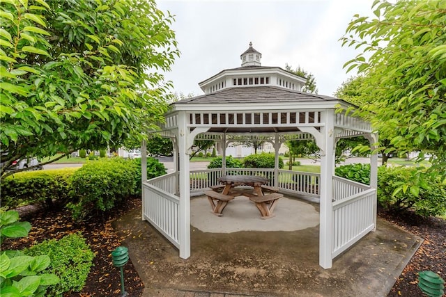 1285 Hartford Ave Unit 25, Johnston, RI 02919 - view of patio with a gazebo