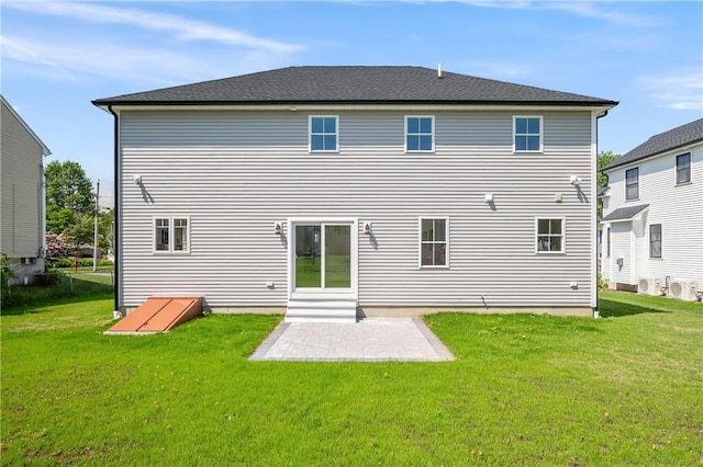 52 Governor St, Cumberland, RI 02864 - back of property with a yard and a patio