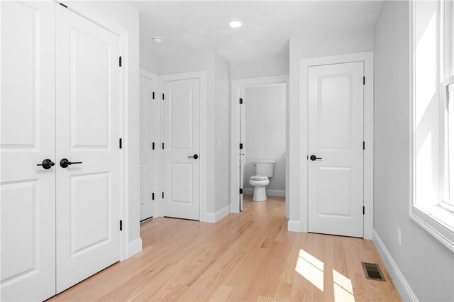 52 Governor St, Cumberland, RI 02864 - hallway featuring light wood finished floors and recessed lighting
