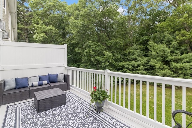 88 Red Brook Ln Unit 88, West Warwick, RI 02893 - deck featuring an outdoor hangout area and a yard
