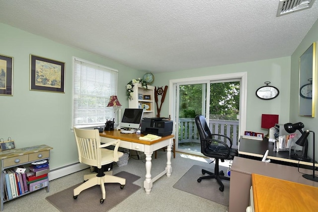 1 Butts Rock Rd, Little Compton, RI 02837 - office space featuring baseboard heating and a textured ceiling