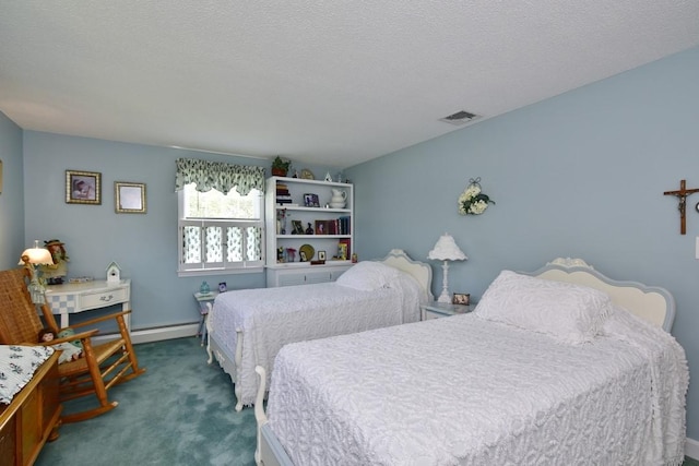 1 Butts Rock Rd, Little Compton, RI 02837 - bedroom featuring dark carpet and a textured ceiling