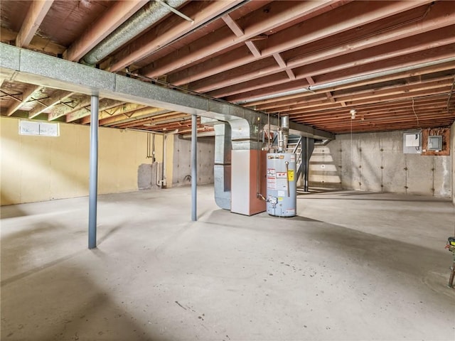 25 Martha Rd, East Providence, RI 02916 - basement with water heater and heating unit