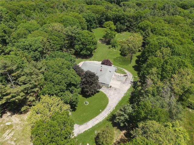 350 Shippee Rd, East Greenwich, RI 02818 - view of subject property with a forest