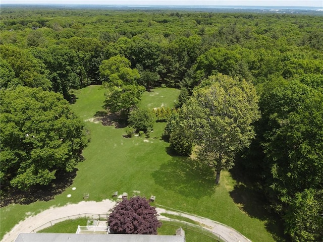 350 Shippee Rd, East Greenwich, RI 02818 - aerial view of a heavily wooded area