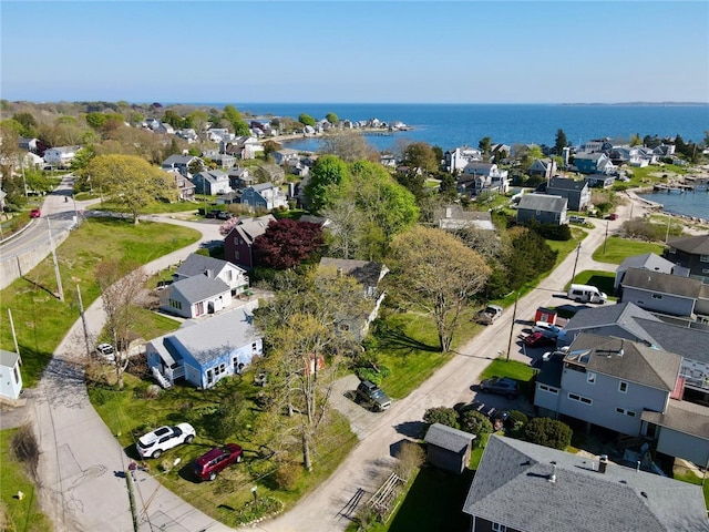 19 Lindberg Rd, Stonington, CT 06378 - aerial perspective of suburban area with a large body of water