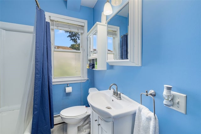 105 Overland Ave, Cranston, RI 02910 - bathroom featuring vanity and baseboard heating