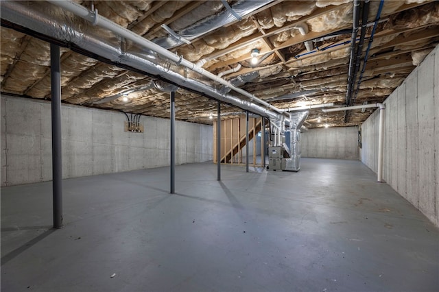 109 Chickadee Ln, South Kingstown, RI 02879 - unfinished basement featuring heating unit