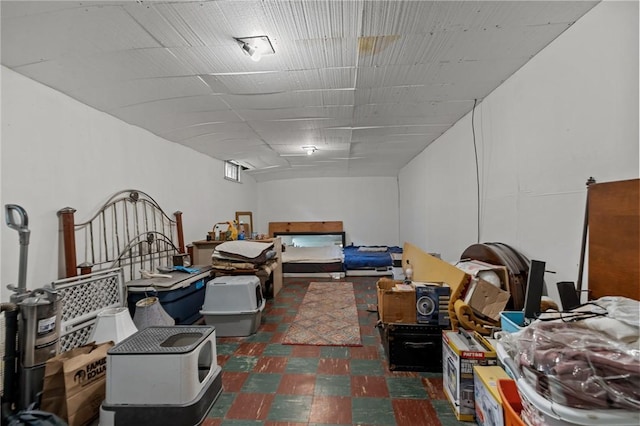 41 Higgins Ave, Providence, RI 02908 - finished basement with tile patterned floors