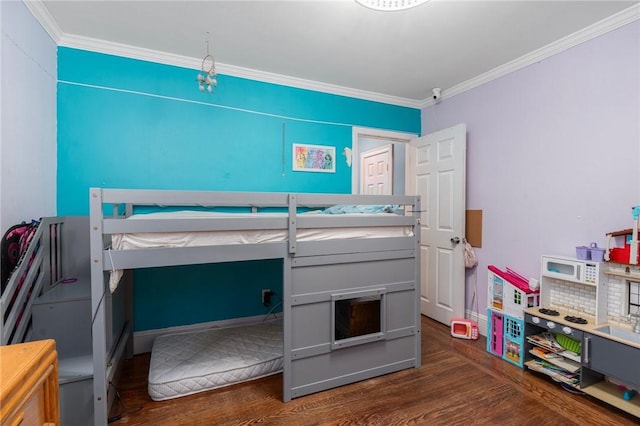 4 Linwood St, West Warwick, RI 02893 - bedroom with wood finished floors and ornamental molding