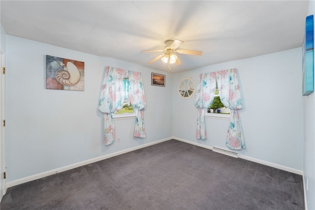 17 Cedar Dr, West Warwick, RI 02893 - carpeted empty room with a ceiling fan and baseboards