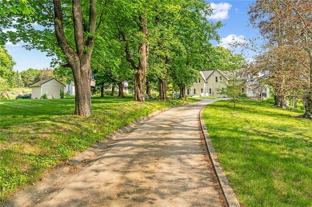 214 Highland Rd, Tiverton, RI 02878 - view of front of house featuring a front lawn