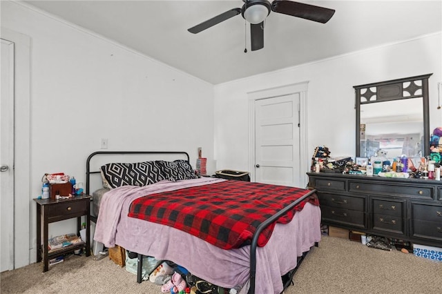 233 Waterman Ave, East Providence, RI 02914 - carpeted bedroom with ceiling fan