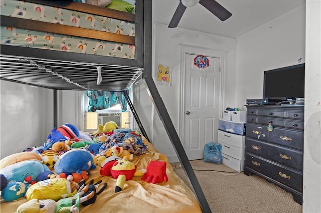 233 Waterman Ave, East Providence, RI 02914 - carpeted bedroom featuring cooling unit and ceiling fan