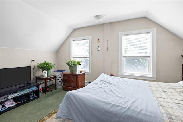 233 Waterman Ave, East Providence, RI 02914 - carpeted bedroom featuring lofted ceiling