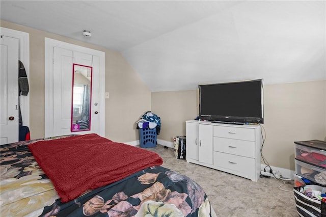 233 Waterman Ave, East Providence, RI 02914 - carpeted bedroom featuring lofted ceiling