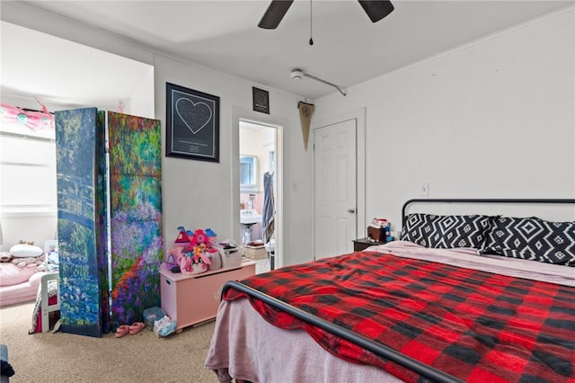 233 Waterman Ave, East Providence, RI 02914 - bedroom with carpet flooring and ceiling fan