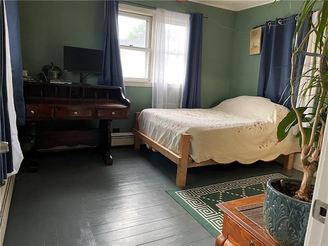 37 Kermit St, Woonsocket, RI 02895 - bedroom with hardwood / wood-style floors and a baseboard heating unit