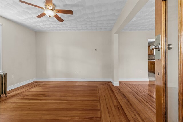 35 Inman Ave, Warwick, RI 02886 - spare room featuring ceiling fan and wood finished floors