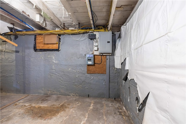 35 Inman Ave, Warwick, RI 02886 - unfinished basement featuring electric panel