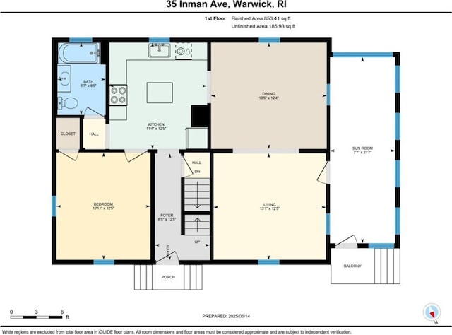 35 Inman Ave, Warwick, RI 02886 - view of floor plan / room layout