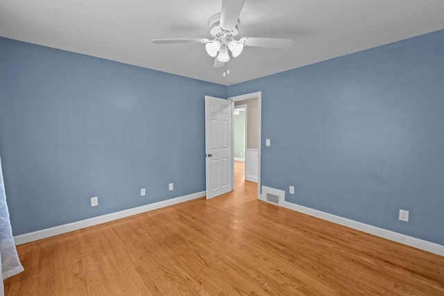 22 Oakridge Rd, Scituate, RI 02857 - empty room featuring a ceiling fan and wood finished floors