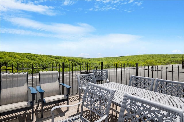 1 Tupperware Dr Unit 115, North Smithfield, RI 02896 - view of patio featuring a forest view