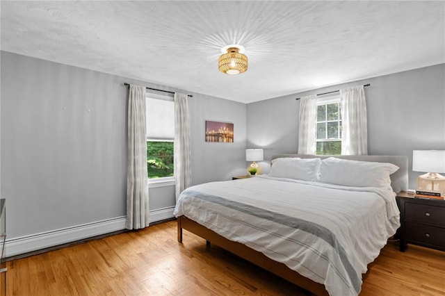 55 Atherton Rd, East Greenwich, RI 02818 - bedroom with a baseboard heating unit and wood finished floors