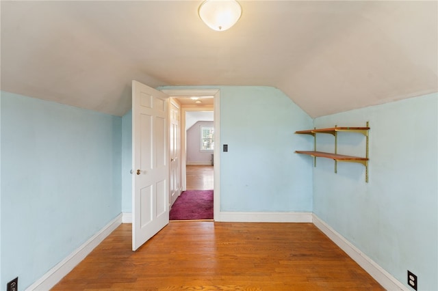 53 Overland Ave, Cranston, RI 02910 - additional living space with wood finished floors and vaulted ceiling