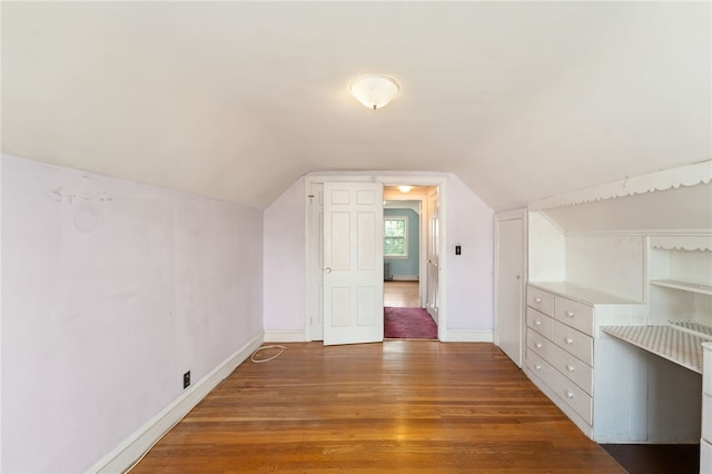 53 Overland Ave, Cranston, RI 02910 - additional living space featuring wood finished floors and vaulted ceiling